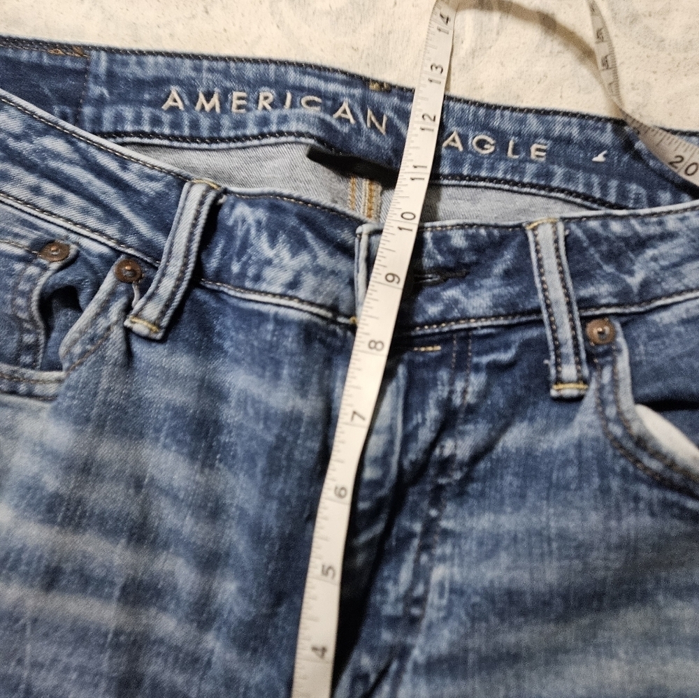Men's American Eagle Distressed Cozy Airflex Straight Leg Jeans! - Picture 7 of 7
